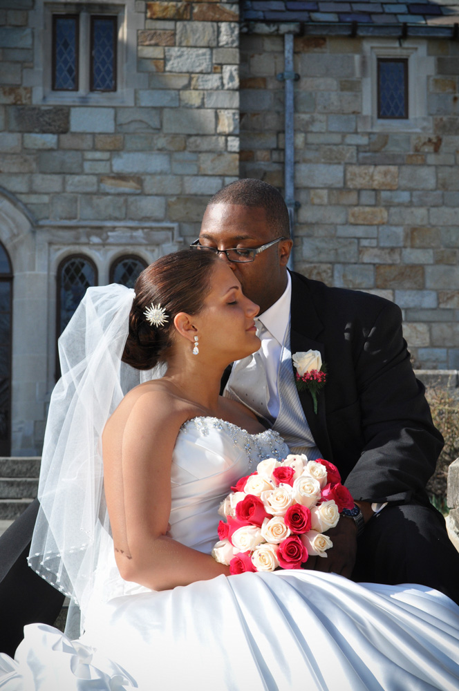 Couple portrait outdoors